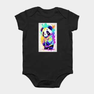 Baby panda Baby Bodysuit